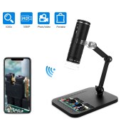 WiFi digital microscope 1000 times high-definition electric microscope skin hair observation magnifying glass mobile phone universal Folding Model