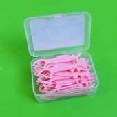 Ultra Floss Kids Dental Flosser Pick Plastic Toothpick With Case For Children Pack of 4 boxes(colors)