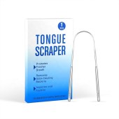 ISO Approved Good Quality Stainless Steel Metal Tongue Cleaner Scraper * 2