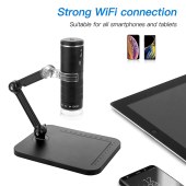 WiFi digital microscope 1000 times high-definition electric microscope skin hair observation magnifying glass mobile phone universal Folding Model