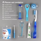 Wholesale Orthodontic Interdental Brush Tongue Cleaner Dental Floss Threader Pick Travel Oral Care Hygiene Kit Pack of 2