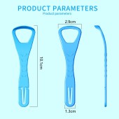 Multi-purpose Oral Hygiene Care Teeth Cleaning Plastic Interdental Toothpick Tongue Scraper Cleaner * 2 packs