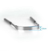 ISO Approved Good Quality Stainless Steel Metal Tongue Cleaner Scraper * 2