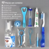 Wholesale Orthodontic Interdental Brush Tongue Cleaner Dental Floss Threader Pick Travel Oral Care Hygiene Kit Pack of 2