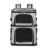 Twin Pet Most Popular Luxury Double Layer Pet Backpack Bolso Para Mascota Soft Cat Pet Backpack Double Backpack For Cats And Dog