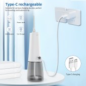 Water Pick IPX7 Waterproof Rechargeable Cordless Electric Portable Jet Teeth Cleaning Dental Floss Oral Irrigator Water Flosser