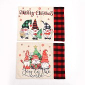 Christmas Holiday Supplies Christmas Dining Table Mat Linen Gnome Pattern Christmas Placemat