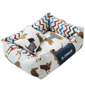 Comfortable new design small pet beds & accessories soft plush warmth luxury dog cat bed for large dogs