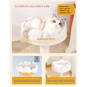 Cute Luxury Flower Type Cat Tree Climbing Frame for Small Large Cat with Sisal Wood Scratching Post Pet Cat Tree