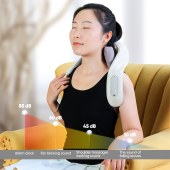 Hot Selling Rechargeable Heating Kneading Shoulder Deep Tissue Massage Machine Trapezius 6d Shoulder And Neck Massage