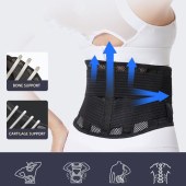 Back Support Belt for Men and Women for Sciatica, Herniated Disc, Scoliosis Lower Back Pain Relief