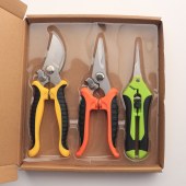 3 Pack Garden Pruning Shears, Stainless Steel Gardening Scissors Garden Clippers, Pruning Snips for Gardening Garden Tools