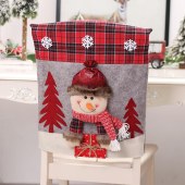 New imitation leather three-dimensional cartoon doll chair covers Santa-Claus table and chair covers kitchen dress up props