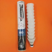 BWF Approved Professional Durable Badminton Shuttle Goose Feather International Tournament Badminton Shuttlecock(2 Tubes)