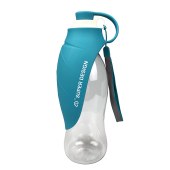 Pet water bottle portable outdoor water dispenser for dogs and cats dog walking water bottle leaf-shaped drinking dispenser