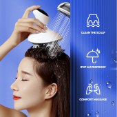 Electric Cordless Handheld Head Scratcher Waterproof Ipx7 Hair Scalp Massager For Spa Hair Growth Brain Relaxing