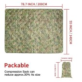 Blanket camouflage hidden jungle field special training hunting multi-functional cloak sleeping bag emergency warmth