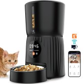 Video Wifi App Control Dog Cat Feeder Dispenser Auto Smart Remote Connected 4L Automatic Pet Food Bowl With Camera