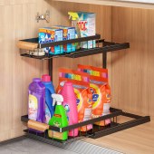 Kitchen Storage Rack Pull Out Seasoning Rack for kichen accessories Sink Storage kitchen shelf Under Sink Organiser