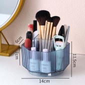 360 Rotating Makeup Brush Holder Cosmetic Display Case Clear Makeup Lip Gloss Or Storage Box