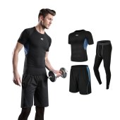 Men Running Clothing Gym Sports Quick Dry Fitness Yoga Wear Sportswear Tracksuit