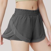 High Waisted Women's Gym Workout Shorts Skinny Fit Push up Butt Yoga Biker Style Casual Fitness Solid Gym Wear