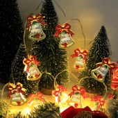 Charming LED Christmas String Lights - Santa, Snowman & More - Perfect for Indoor Holiday Decor, Parties & Bedroom Ambiance [Batteries Not Included]