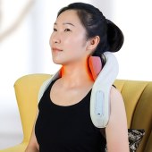 Hot Selling Rechargeable Heating Kneading Shoulder Deep Tissue Massage Machine Trapezius 6d Shoulder And Neck Massage