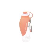 Pet water bottle portable outdoor water dispenser for dogs and cats dog walking water bottle leaf-shaped drinking dispenser