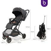 Travel stroller New comfortable multi-function foldable light weight baby carriage pram baby stroller baby newborn pushchair