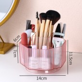 360 Rotating Makeup Brush Holder Cosmetic Display Case Clear Makeup Lip Gloss Or Storage Box