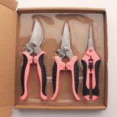 3 Pack Garden Pruning Shears, Stainless Steel Gardening Scissors Garden Clippers, Pruning Snips for Gardening Garden Tools