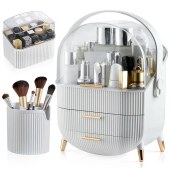 Big Capacity Cosmetic Waterproof Dust proof Bathroom Desktop Beauty Makeup Organizer Skin Care Storage box Drawer