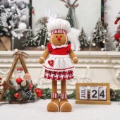 Christmas Decoration Creative Cute Chef Couple Gingerbread Man Scalable Doll Home Decoration Christmas Ornament