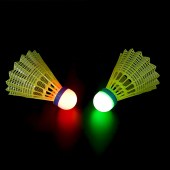 Cheap Price LED Lighting Nylon Shuttlecock 3pcs Per Tube LED Light Nylon Shuttle Birdie Night Badminton Shuttlecock (2 Tubes)