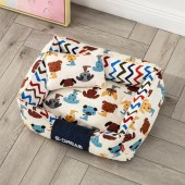 Comfortable new design small pet beds & accessories soft plush warmth luxury dog cat bed for large dogs