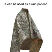 Blanket camouflage hidden jungle field special training hunting multi-functional cloak sleeping bag emergency warmth