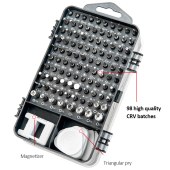 115 in 1 clock, mobile phone, disassembly, repair, screwdriver, screwdriver, and screwdriver tools