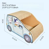 Car Shape Cat House Cat Scratcher for Cat Hideout Play and Scratch Ultimate Cat Scratch Bed Long lasting