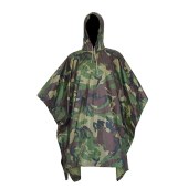 Waterproof Square Raincoat Adults Camouflage Poncho Cloak Outdoor Camping Hiking Lightweight Hooded Poncho With Pocket