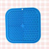 Dog Cat Slow Feeder Lick Pad with Suction Cups Calming Treat Mat Dog Puzzle Toys Pet Training Pad