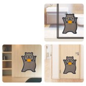 New Arrival Capybara Shape Cat Scratcher Vertical Scratching Board for Cats Kittens Cardboard Wall Mounted Scratch Board