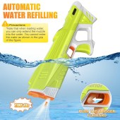 Electric Water Gun for Kids Squirt Guns Full Automatic Water Absorption Soaker Water Blaster Summer Outdoor Pool Toys for Kids