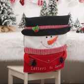 Wholesale Hot Sale Chair Cover Decoration For Christmas Creative Novelty Cheap Dinner Banquet Ornaments Home Santa Claus