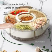 Modern 5-Compartment Clear Plastic Serving Tray Lid Fashionable Wholesale Household Food Snack Tray Kitchen Injection Technics