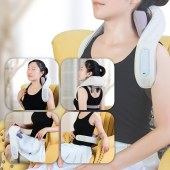 Hot Selling Rechargeable Heating Kneading Shoulder Deep Tissue Massage Machine Trapezius 6d Shoulder And Neck Massage