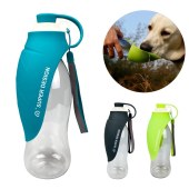 Pet water bottle portable outdoor water dispenser for dogs and cats dog walking water bottle leaf-shaped drinking dispenser