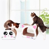 Cats Toy Scratching Board for Indoor Cats Corrugated Cardboard cat Scratcher with Catnip