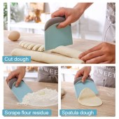 non stick pastry cookie silicone bread cake chopper cutting dough scraper