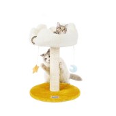 Cute Luxury Flower Type Cat Tree Climbing Frame for Small Large Cat with Sisal Wood Scratching Post Pet Cat Tree